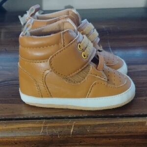 Charming Tan Baby Walker Shoes